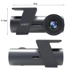 Gravador de Condução para Carro com Câmara Dupla WiFi Oculta com Rotação de 360 Graus, Câmara Dupla WiFi