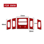 6pcs/Set For BMW 3 Series E90 High Matching Carbon Fiber Car Air Outlet Decorative Sticker,Left and Right Drive Universal, High Matching Car Air Outlet