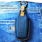 For Toyota Car Cowhide Leather Key Protective Cover Key Case, Two Keys Version, For Toyota,Two Keys Version, For Toyota, Two Keys Version