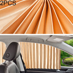 2 Peças de Cortinas de Proteção Solar para Para-Brisas de Carro para o Banco da Frente, Banco da Frente, Preto, Banco da Frente, Dourado, Banco da Frente, Prateado