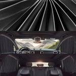 Conjunto de Cortinas de Sol Automóvel 4 em 1 para Para-brisas