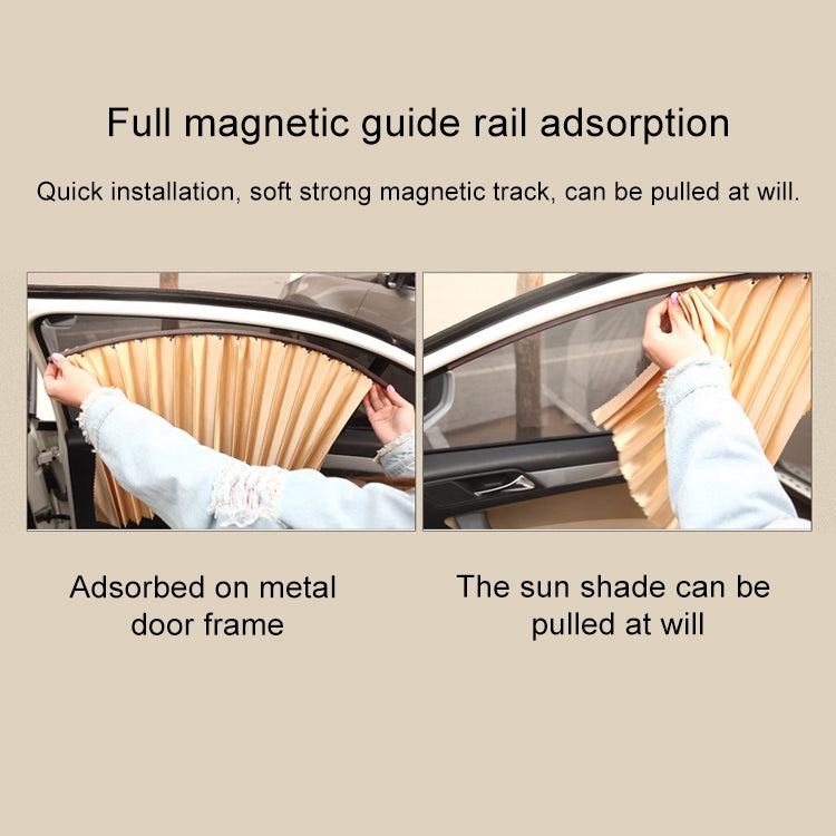 Conjunto de Cortinas de Sol Automóvel 4 em 1 para Para-brisas