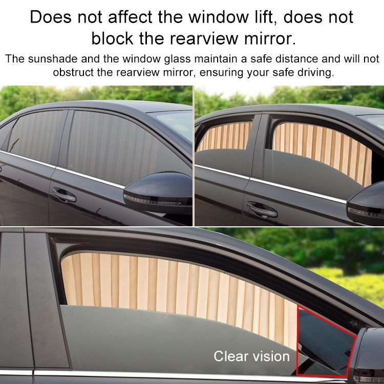 Conjunto de Cortinas de Sol Automóvel 4 em 1 para Para-brisas