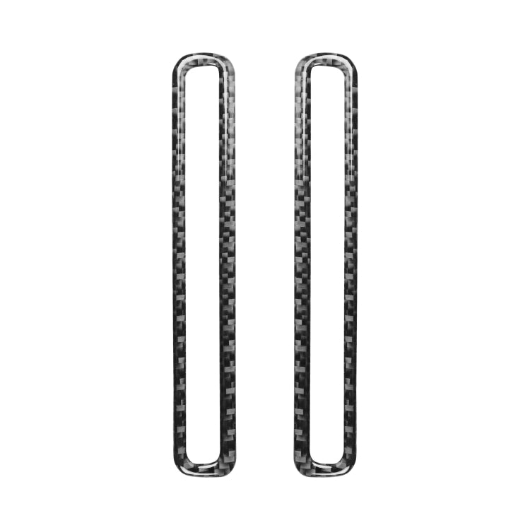 Carbon Fiber Car Door Air Outlet Decorative Sticker for Dodge Challenger 2015 to Now, Left Driving, Door Air Outlet
