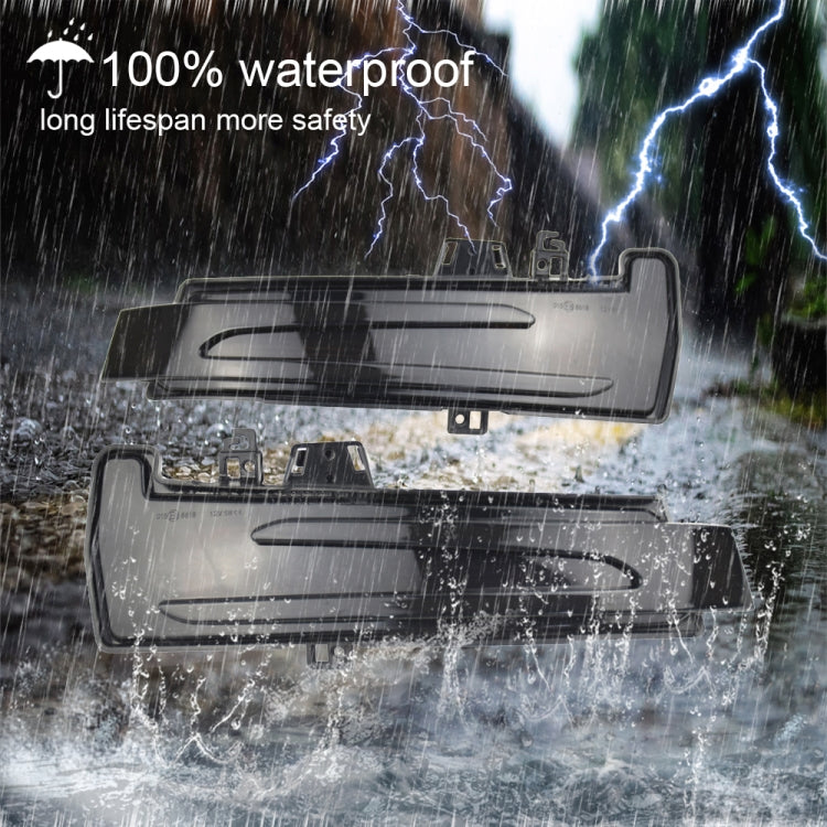 1 Pair For Mercedes-Benz A Class W176 2013-2017 Car Dynamic LED Turn Signal Light Rearview Mirror Flasher Water Blinker, For Mercedes-Benz A Class W176 2013-2017 (Transparent), For Mercedes-Benz A Class W176 2013-2017 (Transparent Black)