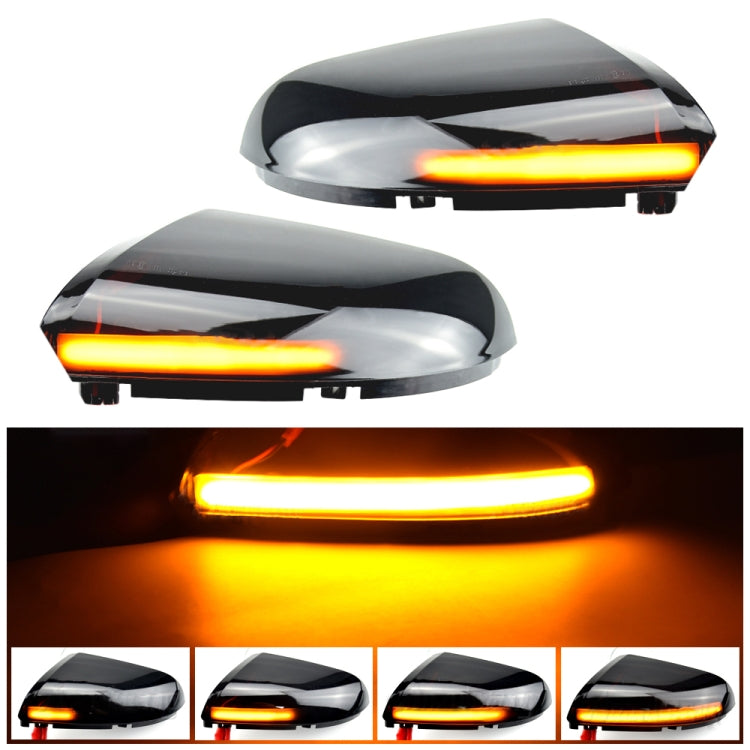 1 Pair For Dodge Ram 1500 2009-2018 Car Dynamic LED Turn Signal Light Rearview Mirror Flasher Water Blinker, For Dodge Ram 1500 2009-2018