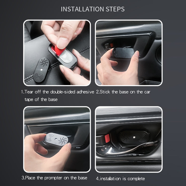 Car Door Opener Alarm Automatic Induction Voice LED Prompt Light, Door Opener Alarm
