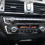 Carbon Fiber Car CD Panel Decorative Sticker for BMW (F30) 2013-2015 / (F34) 2013-2016, CD Panel