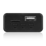 Placa Decodificadora de Leitor MP3 Áudio 12V para Carro Rádio FM Cartão TF USB AUX, com Bluetooth, 38, 38 (Branco)