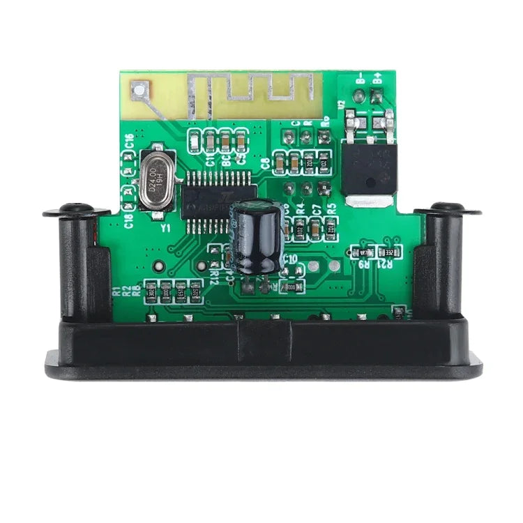 Placa Decodificadora de Leitor MP3 Áudio 12V para Carro Rádio FM Cartão TF USB AUX, com Bluetooth, 38, 38 (Branco)