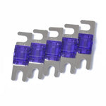 5 PCS Fusível Mini ANL 100Amp para Áudio de Carro, Revestido a Níquel, 100Amp