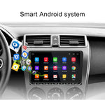CKVW92 Reprodutor MP5 Android 6.0 2 Din HD 9 polegadas para Carro Navegação GPS Multimédia Rádio Bluetooth para Volkswagen, Suporta FM & Mirror Link, Versão Mapa Europa, Versão Mapa Europa