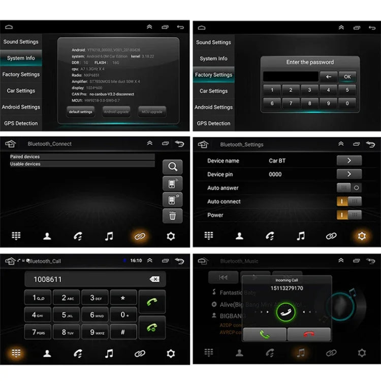 CKVW92 Reprodutor MP5 Android 6.0 2 Din HD 9 polegadas para Carro Navegação GPS Multimédia Rádio Bluetooth para Volkswagen, Suporta FM & Mirror Link, Versão Mapa Europa, Versão Mapa Europa