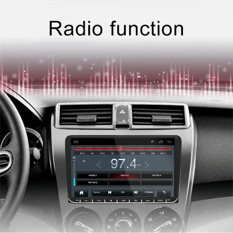 CKVW92 Reprodutor MP5 Android 6.0 2 Din HD 9 polegadas para Carro Navegação GPS Multimédia Rádio Bluetooth para Volkswagen, Suporta FM & Mirror Link, Versão Mapa Europa, Versão Mapa Europa