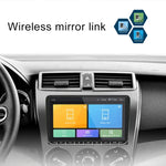 CKVW92 Reprodutor MP5 Android 6.0 2 Din HD 9 polegadas para Carro Navegação GPS Multimédia Rádio Bluetooth para Volkswagen, Suporta FM & Mirror Link, Versão Mapa Europa, Versão Mapa Europa