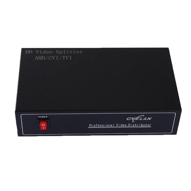 Divisor de Sinal de Vídeo Coaxial AHD / CVI / TVI 4 para 8, 4 para 8