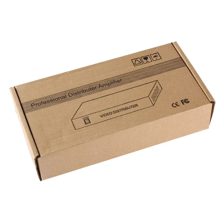 Divisor de Sinal de Vídeo Coaxial AHD / CVI / TVI 4 para 8, 4 para 8