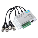 HD204A-F Balun de Vídeo Passivo UTP CCTV HD-CVI/TVI/AHD 4CH, HD204A-F