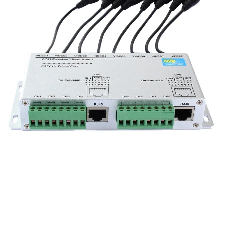 HD208 Balun de Vídeo Passivo CCTV HD-CVI/TVI/AHD 8CH, HD208F