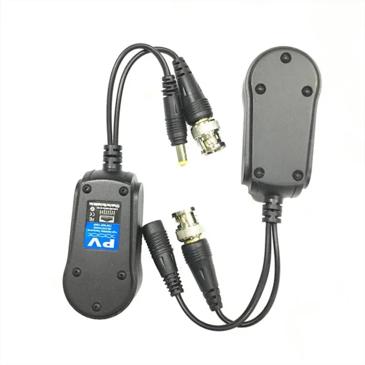 2 PCS Anpwoo 230PV Balun de Energia + Vídeo 2 em 1 Passivo Spliceável HD-CVI/AHD/TVI Transceptor Trançado, HD-CVI/AHD/TVI