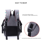 Mochila de Ombro Impermeável Multifuncional em Nylon com Almofada Amortecedora para Câmara para Câmaras DSLR Nikon Canon