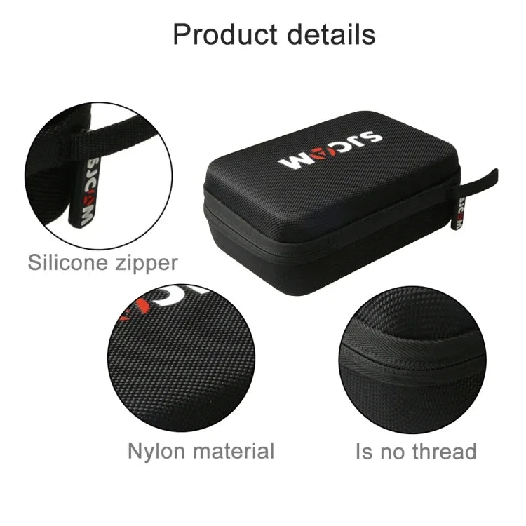 Portable Shockproof Shatter-resistant Wear-resisting Camera Bag Carrying Travel Case for SJCAM SJ4000 / SJ5000 / SJ6000 / SJ7000 / SJ8000 / SJ9000 Sport Action Camera & Selfie Stick and Other Accessories, Size: 22 * 16 * 6 cm, Size: 22x16 x6cm