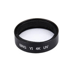 Filtro UV Profissional 4K SING para Câmara de Ação Xiaomi Xiaoyi Yi II Sport, Filtro UV 4K
