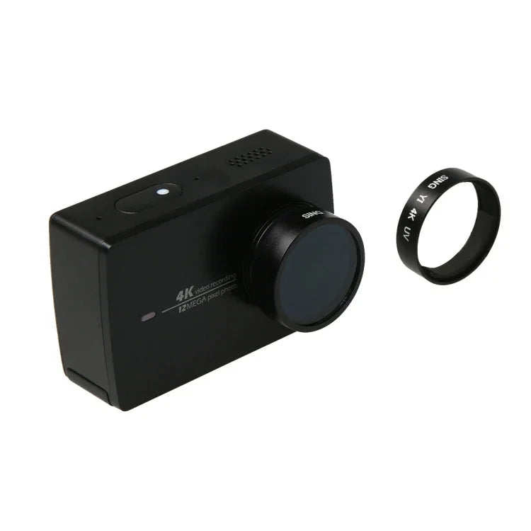 Filtro UV Profissional 4K SING para Câmara de Ação Xiaomi Xiaoyi Yi II Sport, Filtro UV 4K