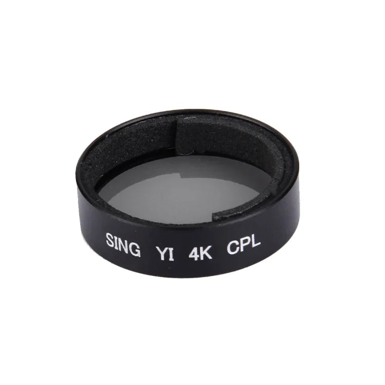SING para Câmara de Ação Xiaomi Xiaoyi Yi II Sport Profissional 4K Filtro CPL, Filtro CPL 4K