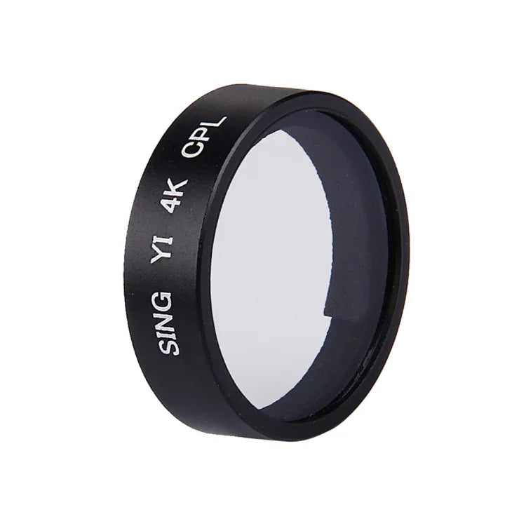 SING para Câmara de Ação Xiaomi Xiaoyi Yi II Sport Profissional 4K Filtro CPL, Filtro CPL 4K