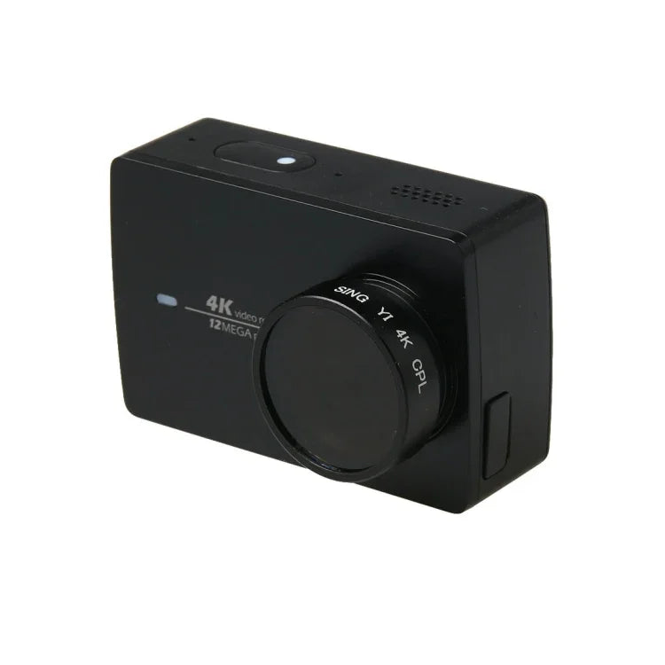 SING para Câmara de Ação Xiaomi Xiaoyi Yi II Sport Profissional 4K Filtro CPL, Filtro CPL 4K