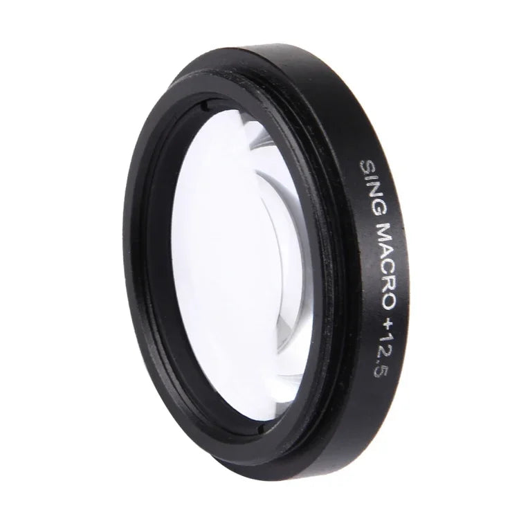 Filtro Macro Profissional JUNESTAR 37mm 12.5X + Tampa Protetora para Lente para GoPro & Xiaomi Xiaoyi Yi Câmara de Ação Sport, Lente Macro 12.5X