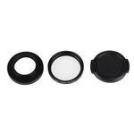 JUNESTAR para Câmara de Ação Xiaomi Xiaoyi Yi II 4K Sport Filtro CPL Profissional 37mm + Tampa Protetora para Lente, Filtro CPL + Tampa para Lente