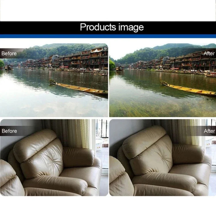 JUNESTAR para Câmara de Ação Xiaomi Xiaoyi Yi II 4K Sport Filtro CPL Profissional 37mm + Tampa Protetora para Lente, Filtro CPL + Tampa para Lente