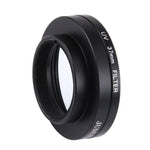 JUNESTAR para Câmara de Ação Xiaomi Xiaoyi Yi II 4K Sport Filtro UV Profissional 37mm + Tampa Protetora para Lente, Filtro UV + Tampa para Lente