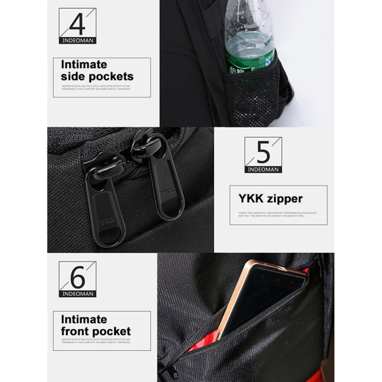 INDEPMAN DL-B012 Mochila Desportiva Portátil para Exterior Bolsa para Câmara para GoPro, SJCAM, Nikon, Canon, Xiaomi Xiaoyi YI, Tamanho: 27.5 * 12.5 * 34 cm