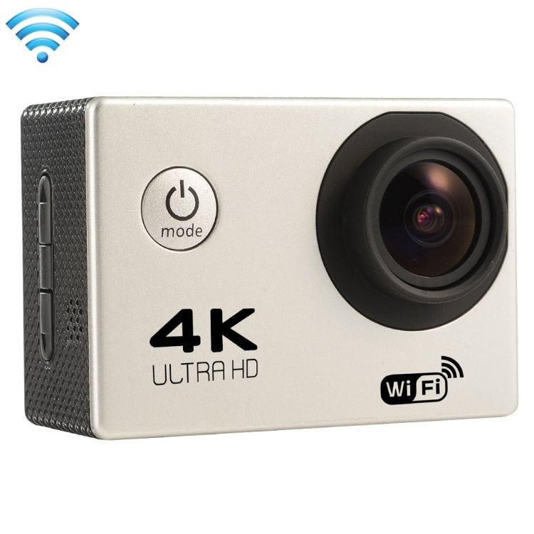 F60 Ecrã de 2.0 polegadas Câmara de Ação Desportiva WiFi com Lente Grande Angular de 170 Graus e Caixa Impermeável, Suporta Cartão Micro SD de 64GB, F60 (Amarelo), F60 (Branco), F60 (Prateado), F60 (Magenta), F60 (Azul), F60 (Dourado), F60 (Preto)