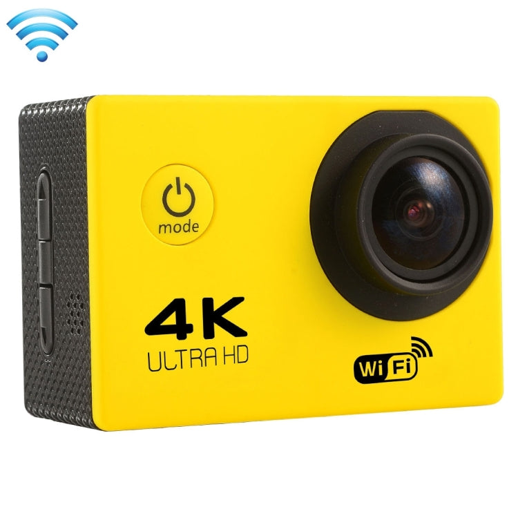F60 Ecrã de 2.0 polegadas Câmara de Ação Desportiva WiFi com Lente Grande Angular de 170 Graus e Caixa Impermeável, Suporta Cartão Micro SD de 64GB, F60 (Amarelo), F60 (Branco), F60 (Prateado), F60 (Magenta), F60 (Azul), F60 (Dourado), F60 (Preto)