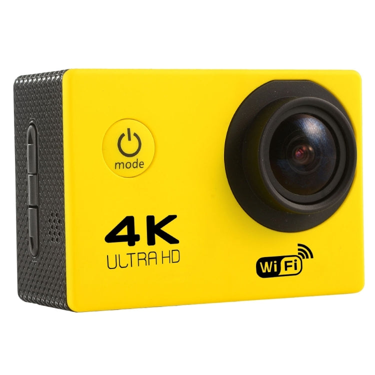 F60 Ecrã de 2.0 polegadas Câmara de Ação Desportiva WiFi com Lente Grande Angular de 170 Graus e Caixa Impermeável, Suporta Cartão Micro SD de 64GB, F60 (Amarelo), F60 (Branco), F60 (Prateado), F60 (Magenta), F60 (Azul), F60 (Dourado), F60 (Preto)