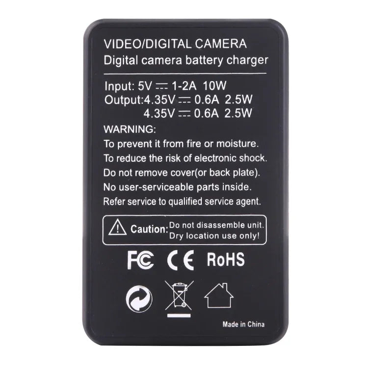 Carregador de Ecrã LCD para Duas Baterias AHDBT-501 para GoPro HERO5 com Indicador de Capacidade de Carga, Para GoPro HERO5