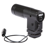 Microfone Condensador Estéreo X/Y BOYA BY-V01 com Suporte Anti-choque Integrado, Montagem Cold-shoe e Para-brisas para Smartphones, Câmaras DSLR e Câmaras de Vídeo, BY-V01