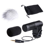 Microfone Condensador Estéreo X/Y BOYA BY-V01 com Suporte Anti-choque Integrado, Montagem Cold-shoe e Para-brisas para Smartphones, Câmaras DSLR e Câmaras de Vídeo, BY-V01
