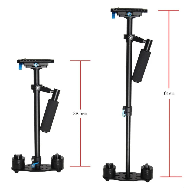 YELANGU S60L Estabilizador Manual de Alumínio 61cm para Câmara DSLR DV