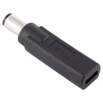 Adaptador USB-C / Tipo-C fêmea para ficha macho 7,4 x 5,0mm para DELL, 7,4 x 5,0mm (Dell)