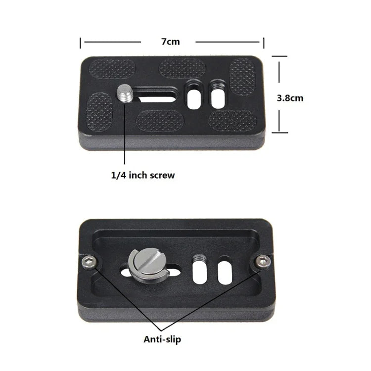 Cabeça de Tripé Gimbal Horizontal 360 Graus YELANGU para DV Doméstico e Câmaras SLR, YLG0401E