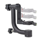 Cabeça de Tripé Gimbal Horizontal 360 Graus YELANGU para DV Doméstico e Câmaras SLR, YLG0401E