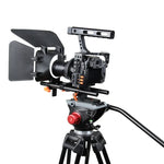 Conjunto de Gaiola YELANGU YLG1105A A7 Inclui Gaiola para Câmara de Vídeo Estabilizadora / Follow Focus / Matte Box para Sony GH4 / A7S / A7 / A7R / A72 / A7RII / A7SII / A6000 / A6500 / A6300 / A7R3 / A7S3 / A7R4