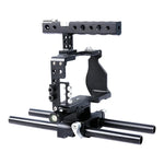 Estabilizador de Gaiola para Câmara de Vídeo YELANGU YLG0905A para Sony A6000/A6300/A6400/A6500