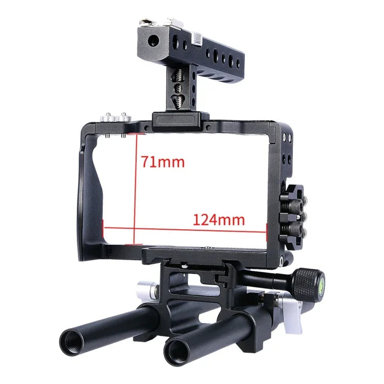 Estabilizador de Gaiola para Câmara de Vídeo YELANGU YLG0905A para Sony A6000/A6300/A6400/A6500