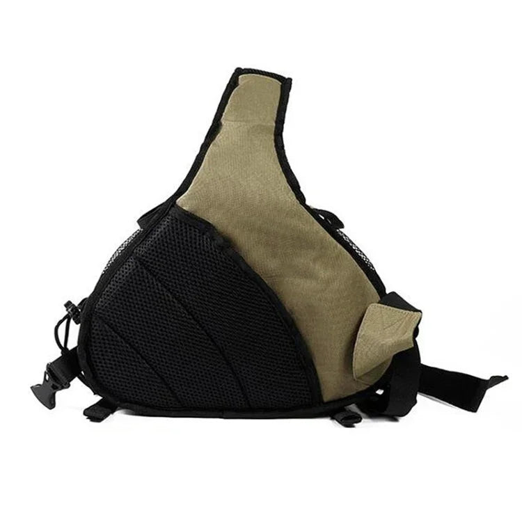 Bolsa Digital para Câmara CADEN em Forma de Triângulo Tscope para Ombro e Cruzado com Capa de Chuva para Canon Nikon Sony K1, Tamanho: 36*31*15cm